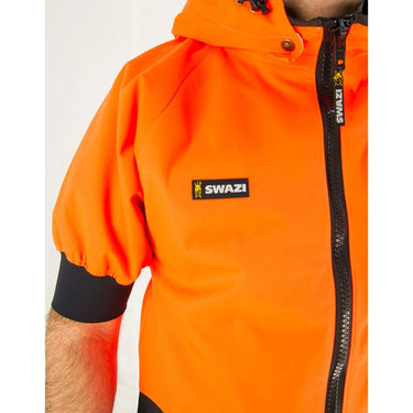 Swazi Buffalo Cape - Blaze Orange/Black - Kiwi Workgear